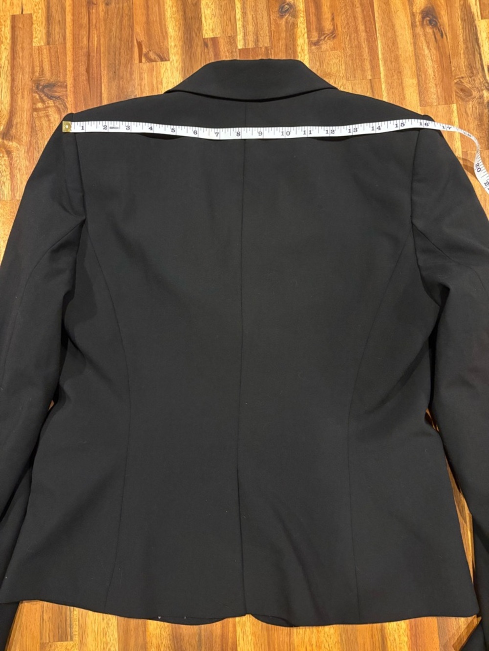 Calvin Klein Black Two-Button Tailored Blazer Career Jacket Women’s 8 - Picture 13 of 13